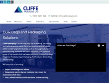 Tablet Screenshot of cliffepackaging.com